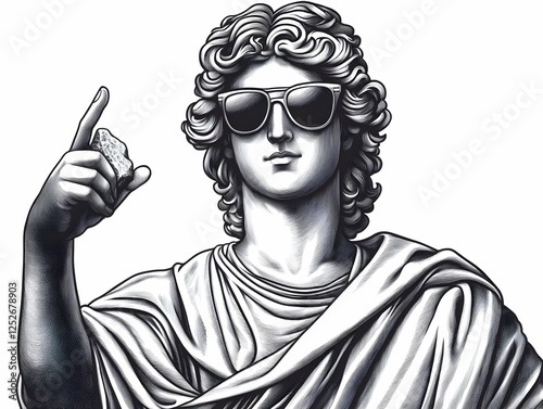 Classic Statue Illustration...