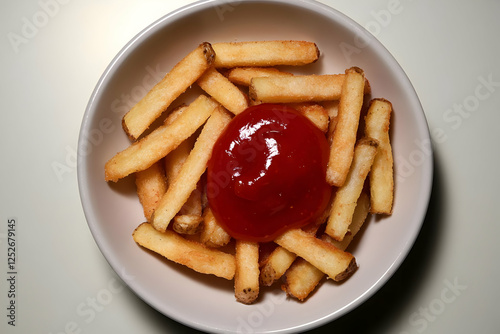 Crispy French Fries with Ke...