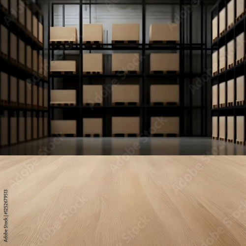 Warehouse Wood Tabletop Ill...