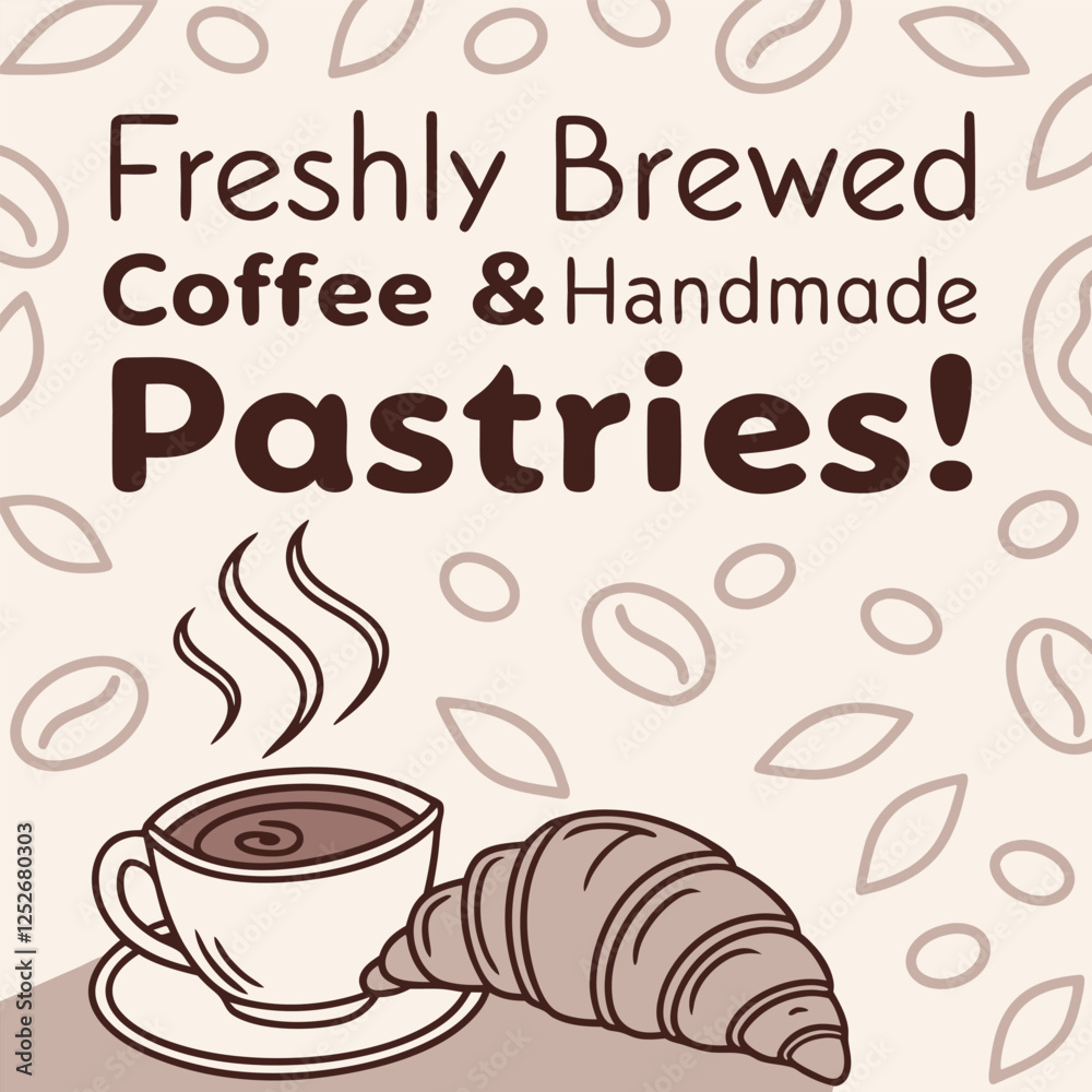 Coffee Shop and Bakery Promotional Poster Coffee Shop and Bakery Promotional Poster