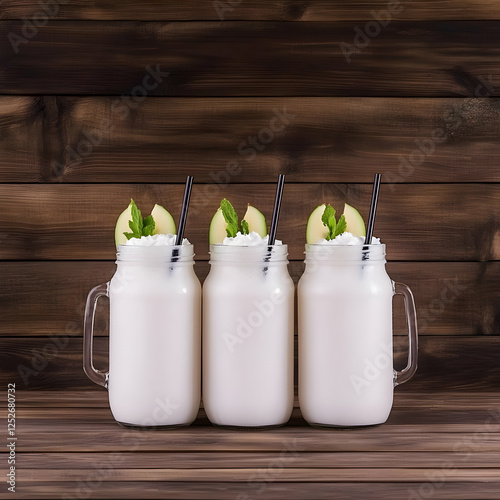 Refreshing Milk Shakes Wood...