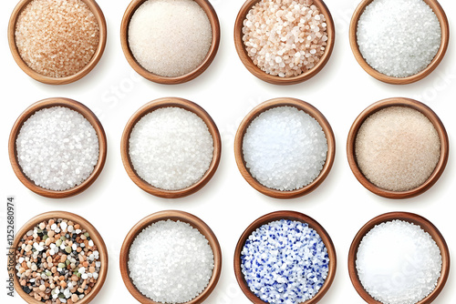 Variety of Salts in Wooden ...