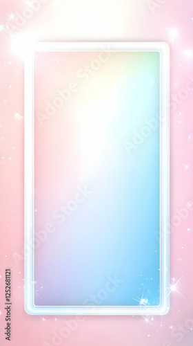 Pastel Rainbow Abstract Bac...