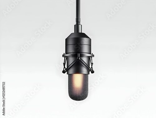 3D Render of a Black Microp...