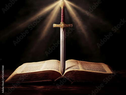 Illuminated Sword in Ancien...