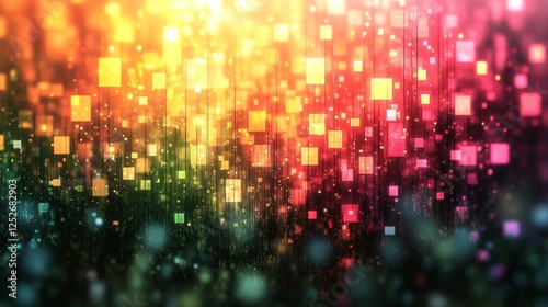 Wallpaper Mural Red Orange Graphics Graphic design Torontodigital.ca