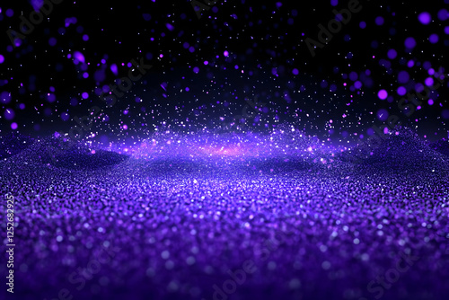Purple Glitter Abstract Bac...