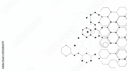 Abstract Hexagon Network Il...