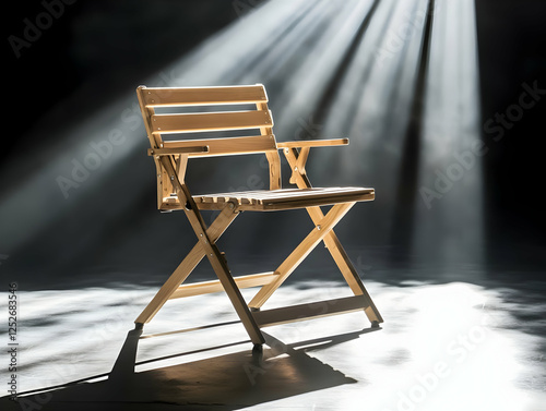 Wooden Folding Chair Spotli...