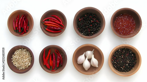 Spicy Chili Peppers, Garlic...