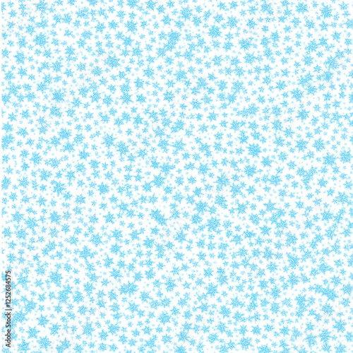 Light Blue Snowflake Patter...