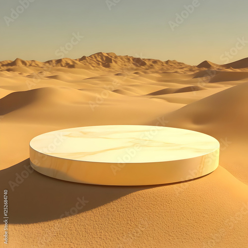 Desert Sands 3D Render Back...