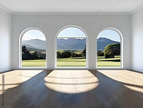 Serene Landscape 3D Room Re...