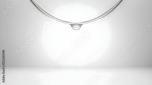 Fluid Droplet 3D Render