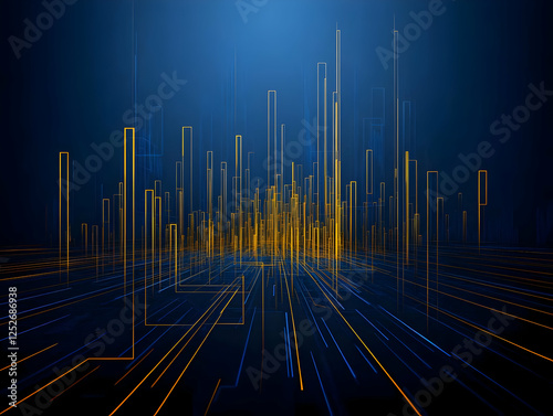 Abstract Cityscape Illustra...