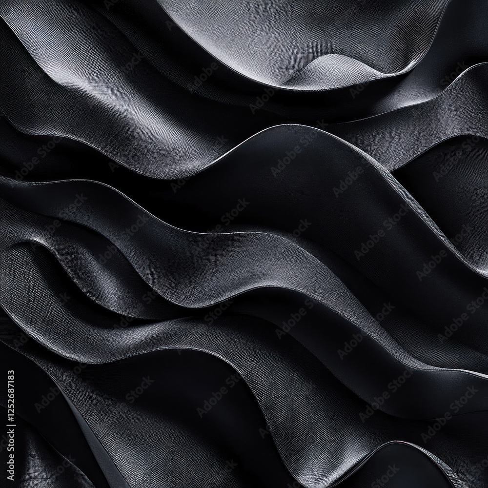 Obraz premium Abstract dark waves texture, background design