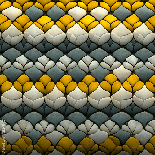 Abstract 3D Stone Pattern B...