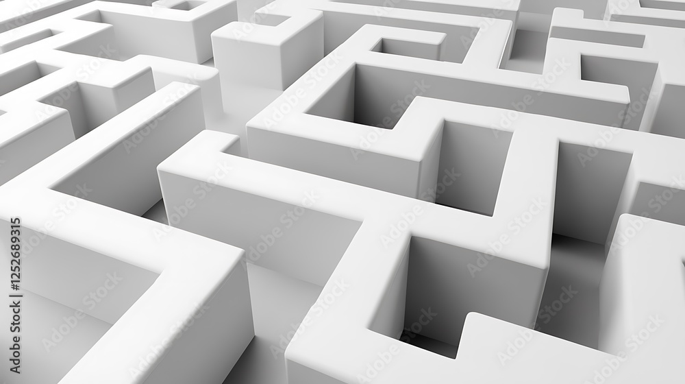 Abstract 3D maze, geometric design, complex pattern, graphic resource, background, for website Abstract 3D maze, geometric design, complex pattern, graphic resource, background, for website