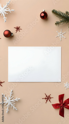 Winter Holiday Flatlay Illu...