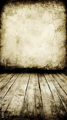 Aged Room Background Illust...
