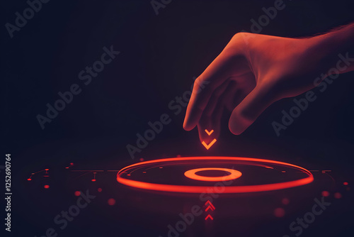 3D Render Hand Interacting ...