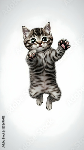 Adorable Kitten Illustration