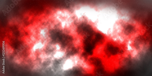 Abstract Starry outer space background texture. Colorful Starry Night Sky Outer Space. Colorful fractal light Star field glowing night sky. Fantasy light fractal space nebula design