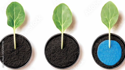 Growing Plant Seedling Illu...