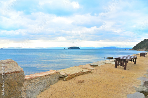 小豆島　二十四の瞳映画村からの眺め photo