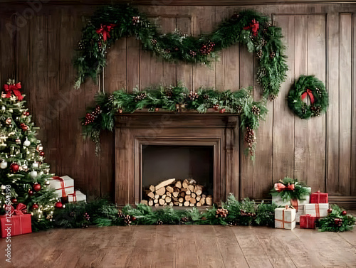 Christmas Fireplace Festive...