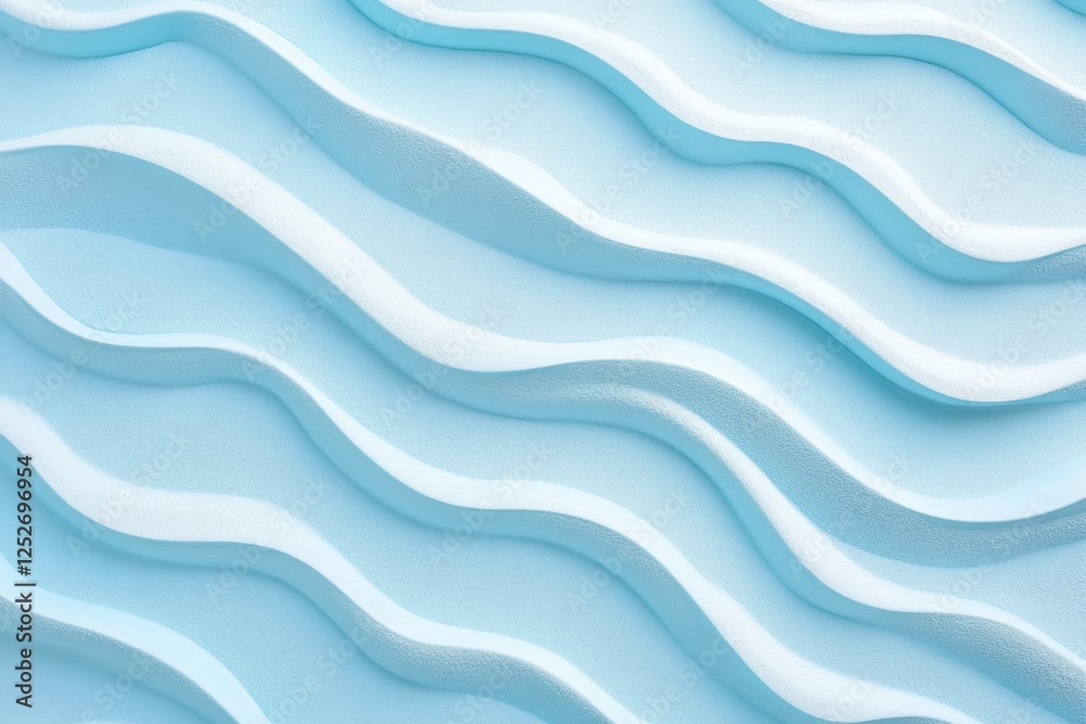 Light blue textured waves create an elegant abstract background Light blue textured waves create an elegant abstract background