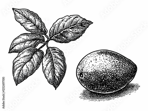 Lime Fruit Illustration: Bo...