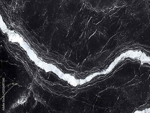 Abstract Black and White Ma...