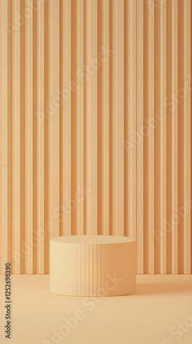 Abstract 3D Peach Backgroun...