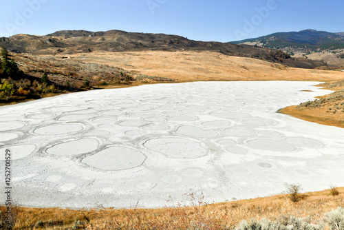 Spotted Lake Similkameen Valley British Columbia photo