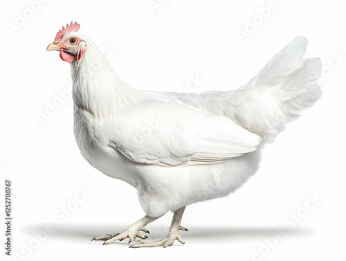 White Hen Realistic Image