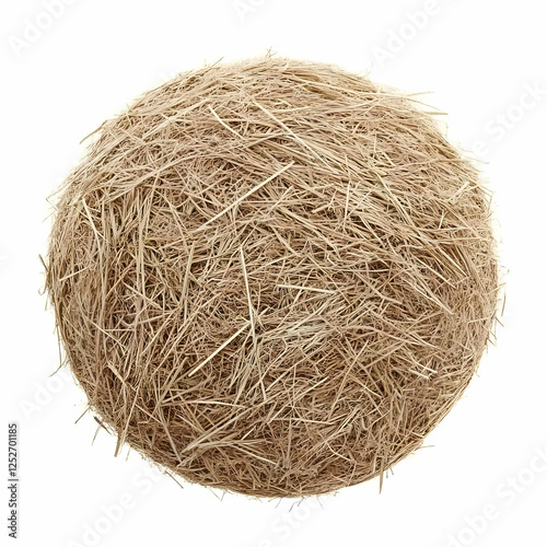 Hay Bale Sphere Illustration