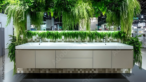 Modern Bathroom with Lush G...