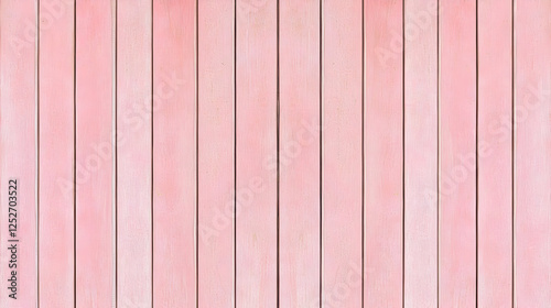 Pink Wooden Planks Backgrou...