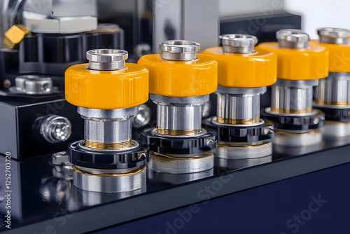 Industrial Machine Closeup:...