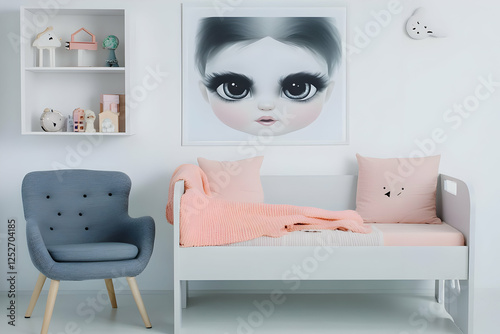 Child's Room Illustration P...