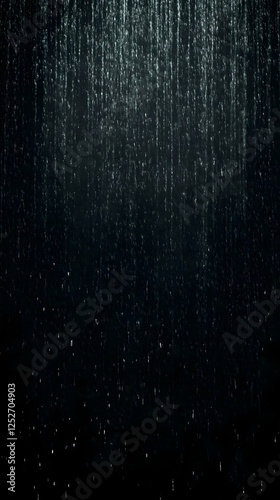 Dark Rain Realistic Image B...