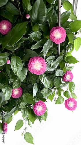 Vibrant Pink Flowers, Lush ...