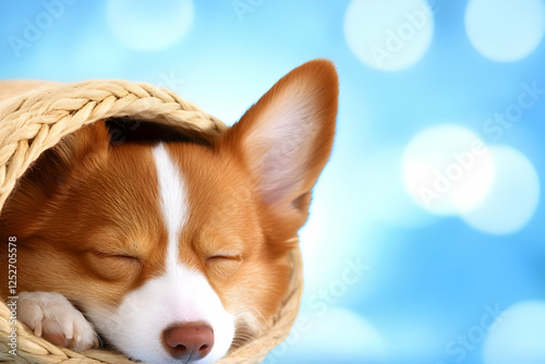 Sleeping Puppy Illustration