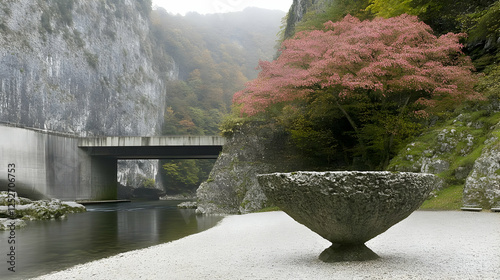 Serene Landscape Illustrati...