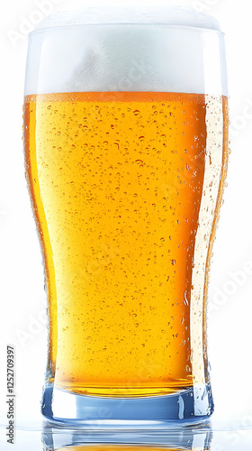 Refreshing Beer Glass 3D Re...