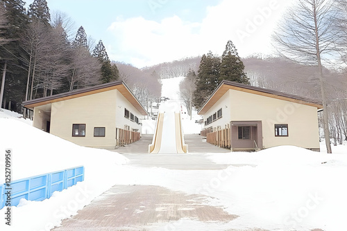 Winter Landscape Illustrati...
