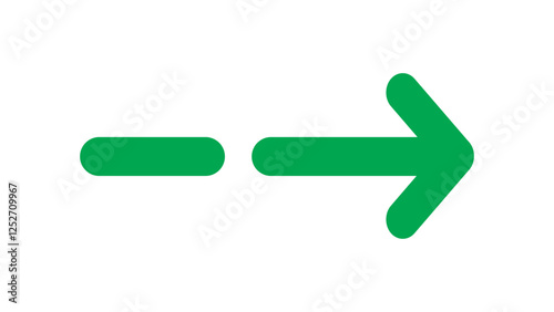 green arrow sign