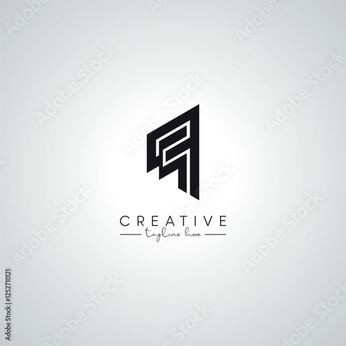 QQ Letter Modern Artistic Alphabet Logo Design. Initial Based Vector Template.