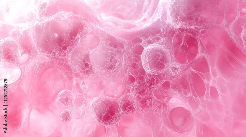 Obraz premium pink abstract background with foam texture, vibrant and soft design. artistic concept